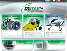 Tablet Screenshot of distar.cz